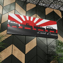 Garage banner Toyota Land Cruiser Mancave Decoration