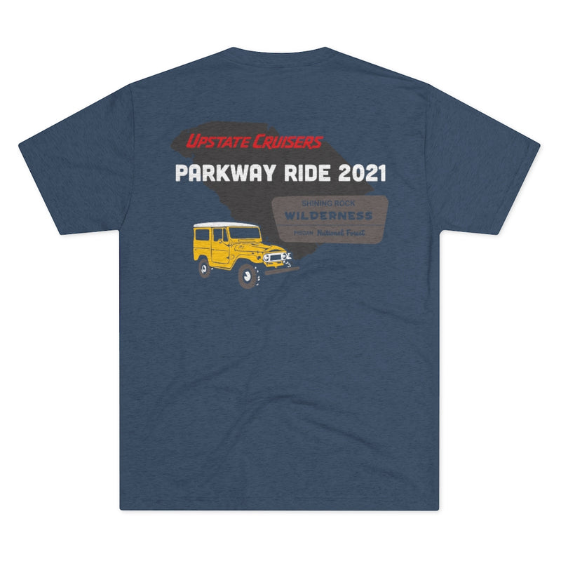 Upstate Cruisers - Parkway Ride 2021 Tri-Blend Crew Tee