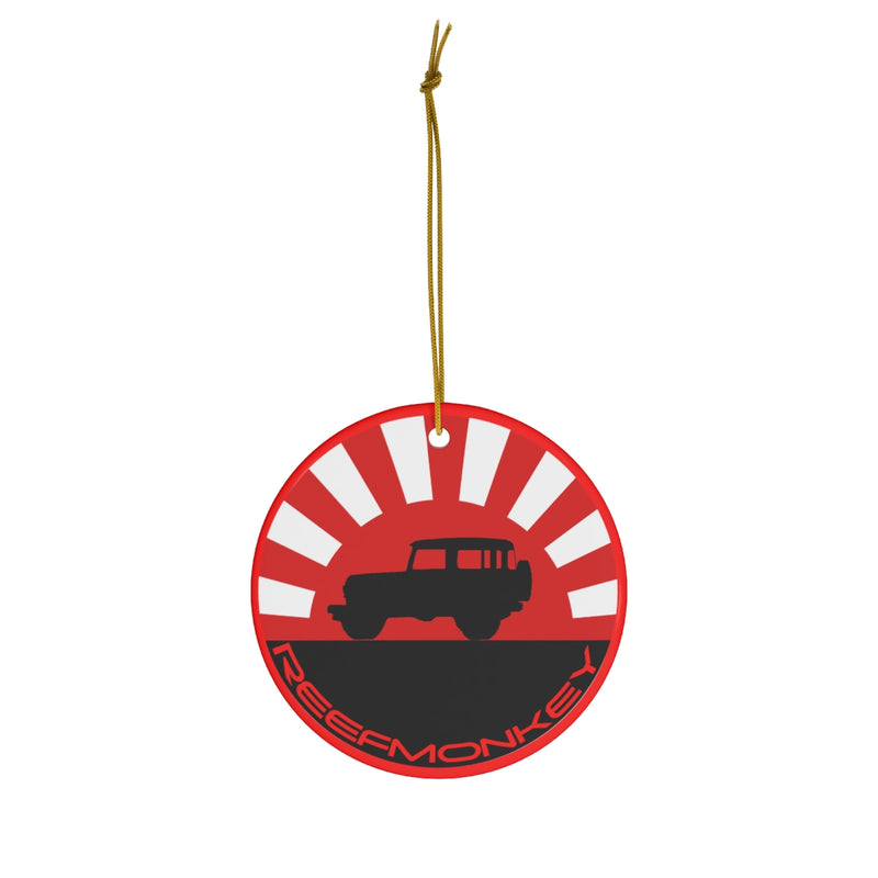 Reefmonkey FJ40 Land Cruiser Toyota Ceramic Christmas Tree Ornaments - Reefmonkey