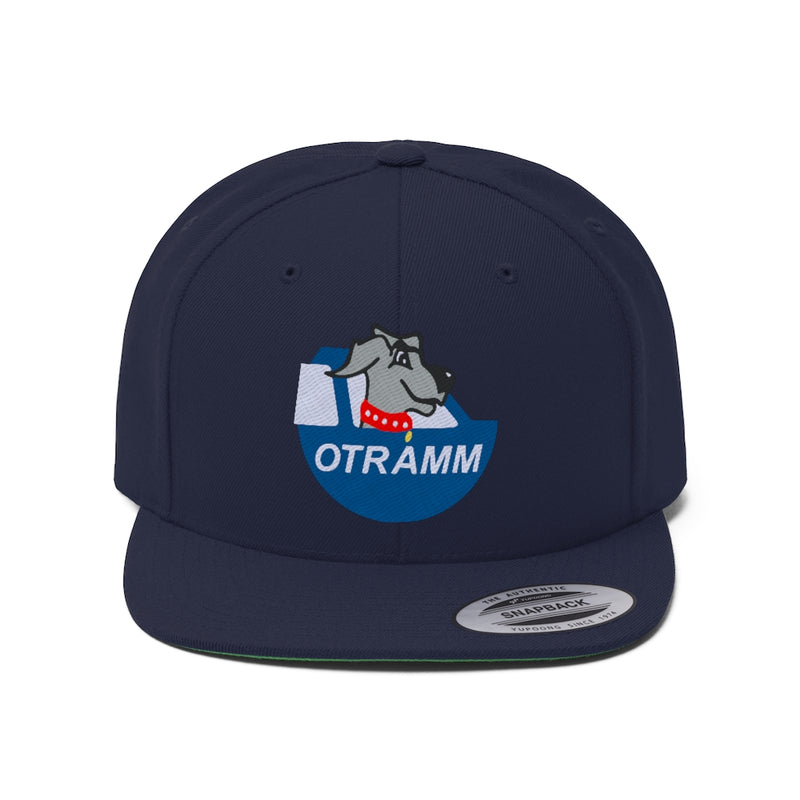 OTRAMM Embroidered Flat Bill Hat Toyota FJ60 Land Cruiser and Dog Embroidered Flat Brim Snapback Hat