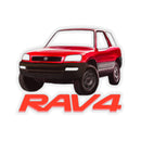 Toyota Rav4 XA10 Pre Facelift Sticker by Reefmonkey Gifts for Car Guys