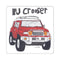 FJ Crooser / FJ Cruiser Kids Art Square Stickers