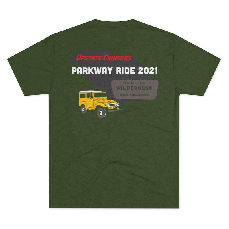 Upstate Cruisers - Parkway Ride 2021 Tri-Blend Crew Tee