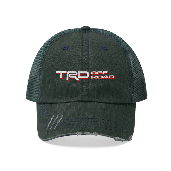 Toyota TRD Off Road - Embroidered Distressed Trucker hat