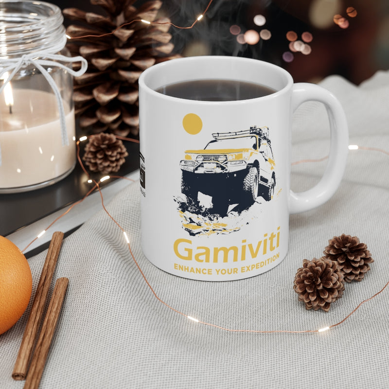 Gamiviti Land Cruiser 80 Series Coffee Mug - Color Version - Reefmonkey