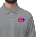 TOYODA Old School Embroidered Men's Jersey Polo Shirt