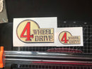 4 Wheel Drive FJ40 Toyota Land Cruiser Sticker 4WD Decal “Perfect Size”