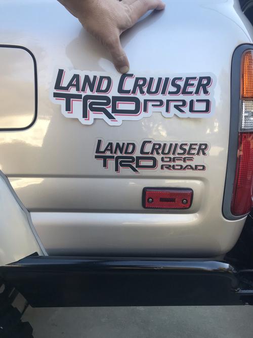 Land Cruiser TRD Off Road Sticker by Reefmonkey
