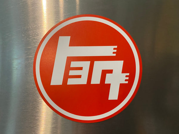 TEQ Old School Logo Fridge Magnet (thin style 3”)