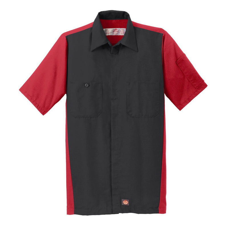 Red Kap Men's Short Sleeve Industrial Work Shirt Palestine