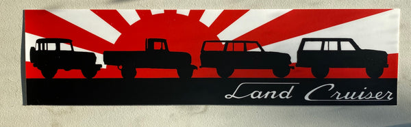 Land Cruiser Bumper Sticker