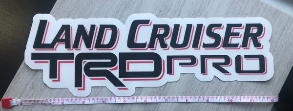 Land Cruiser TRD PRO Decal Trdpro XL sticker