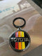 Toyota Old School 3 Stripe Solid Metal Keychain Key Chain