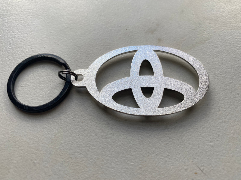 Toyota Sombrero Hat Logo 3D Molded Metal Keychain