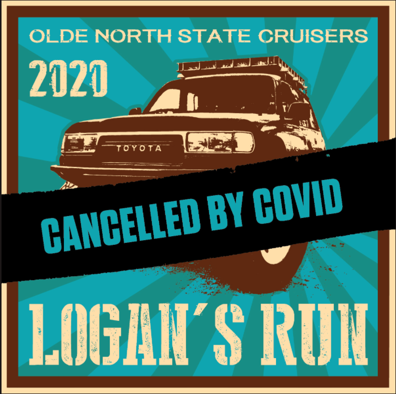Logans Run 2020 - Cancelled by Covid PRE-ORDER decals Free shipping