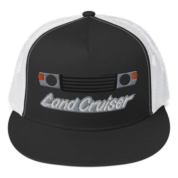 FJ60 Grill Toyota Land Cruiser Premium Embroidered Trucker Hat Mesh Trucker Cap