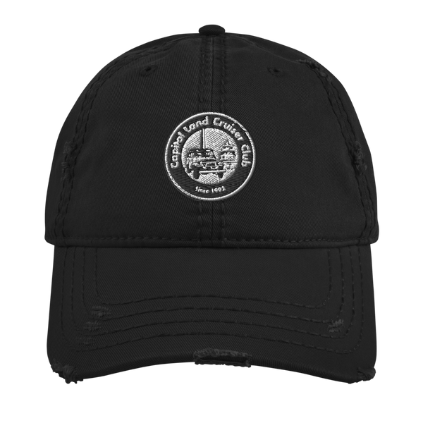 Capital Land Cruiser Club Embroidered Distressed Baseball Twill Unstructured Hat