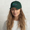 FJ40 Land Cruiser Hat Premium Embroidered Unstructured Hat Land Cruiser Green Version by Reefmonkey Artist Brody Plourde