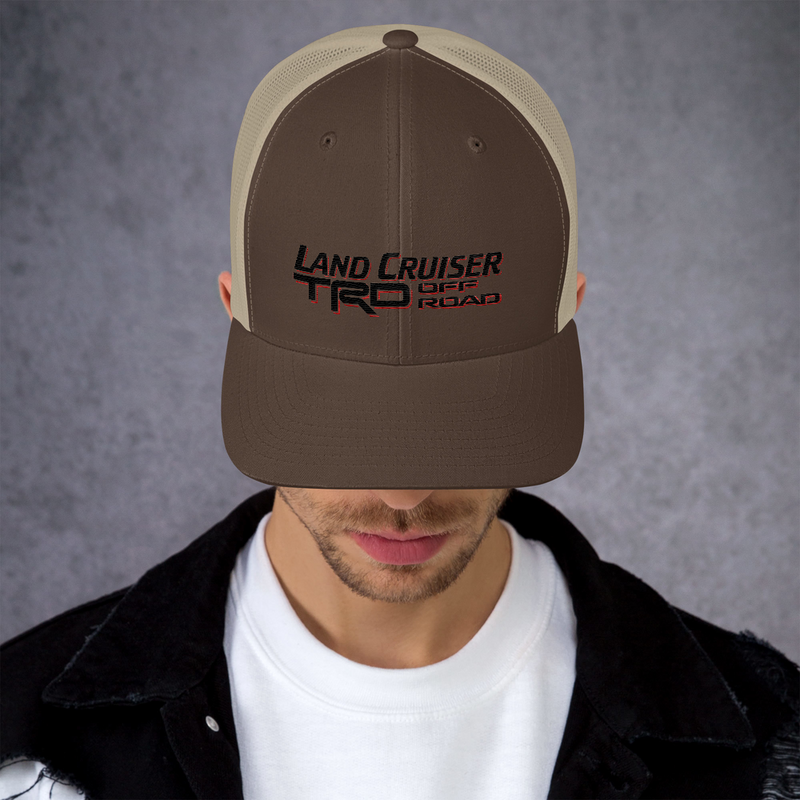 Land Cruiser TRD Off Road Embroidered Trucker Cap by Reefmonkey