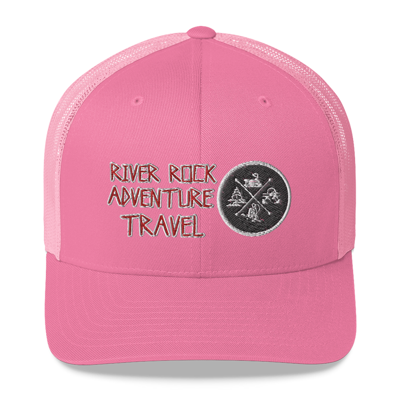 River Rock Adventure Travel Trucker Cap