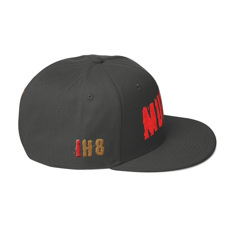 IH8MUD Premium Flatbrim Embroidered Snapback hat by Reefmonkey