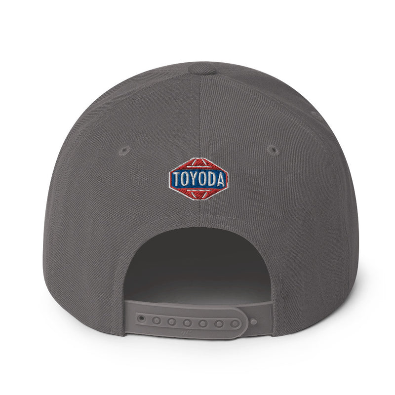 Land Cruiser Puffy Embroidery Snapback Hat with TOYODA Logo By Reefmonkey