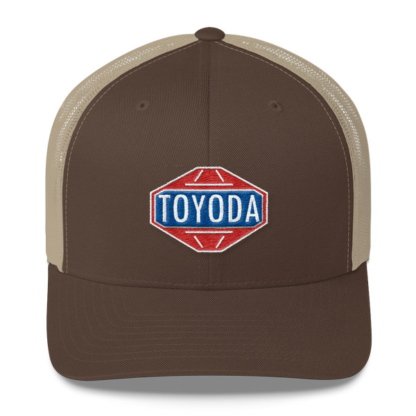 TOYODA Toyota Embroidered Structured Trucker Hat - Reefmonkey