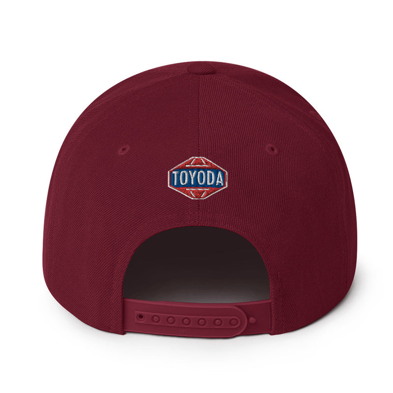Land Cruiser Puffy Embroidery Snapback Hat with TOYODA Logo By Reefmonkey