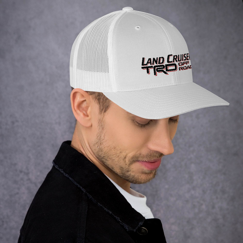 Land Cruiser TRD Off Road Embroidered Trucker Cap by Reefmonkey