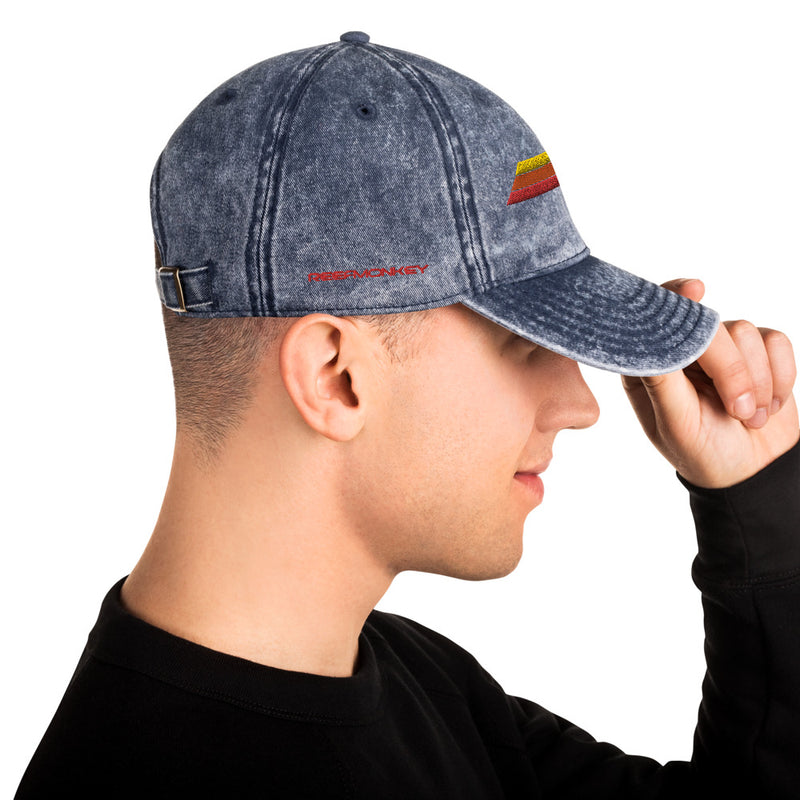 Ivan T Toyota Hat Premium Vintage Cotton Twill Cap Embroidered Toyota Hat Charcoal Grey