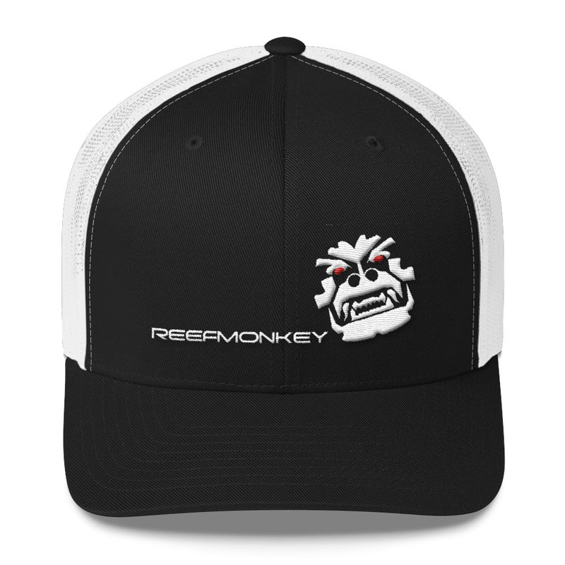 Angry Monkey Puffy Embroidery Trucker Hat by Reefmonkey