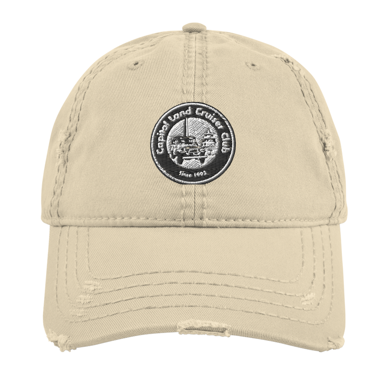 Capital Land Cruiser Club Embroidered Distressed Dad Hat